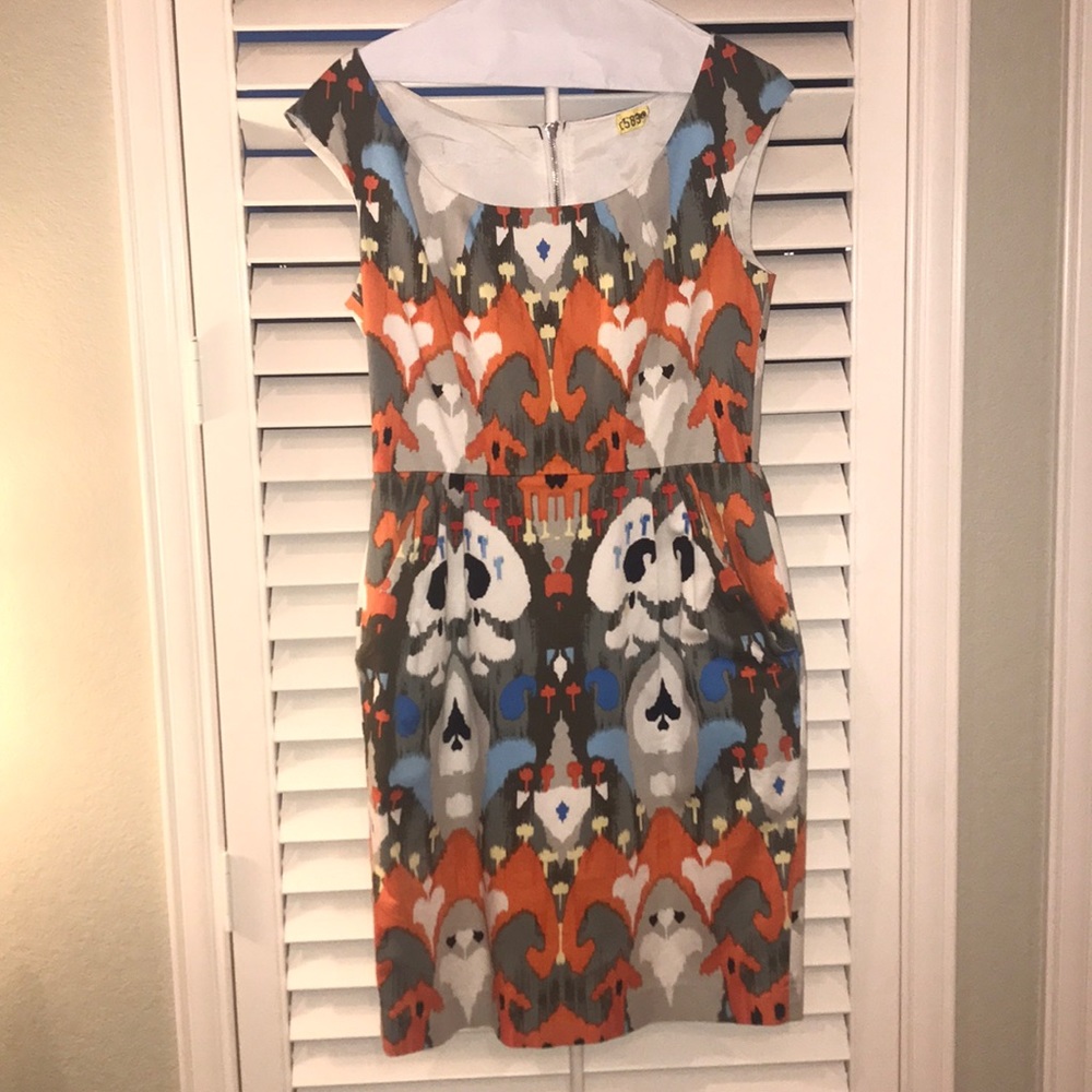 Multi-Color Printed Dress
